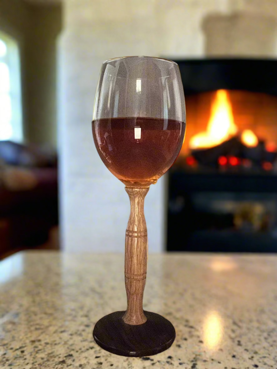 Jim Beam Bordeaux Wine Glass - Marten Custom woodcraft LLC