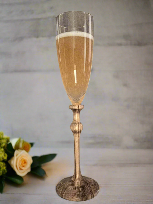 Champagne Flute - Marten Custom woodcraft LLC